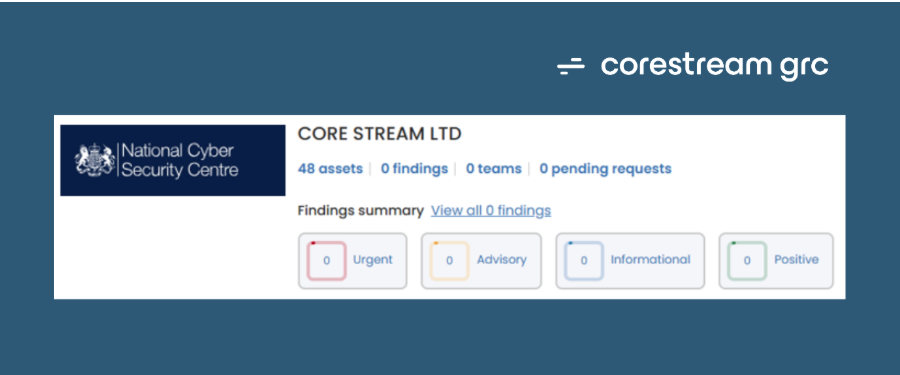 CoreStream GRC joins UK National Cyber Security Early Warning Scheme