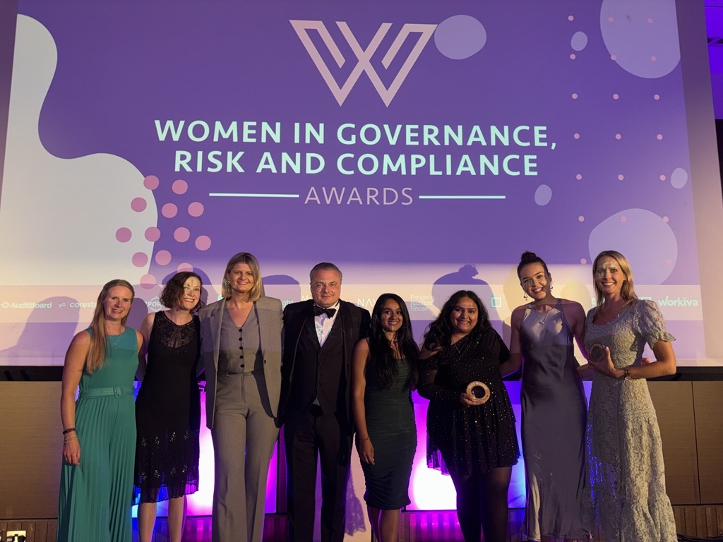 A night of innovation and inspiration: CoreStream GRC wins big at Women in GRC Awards 2025