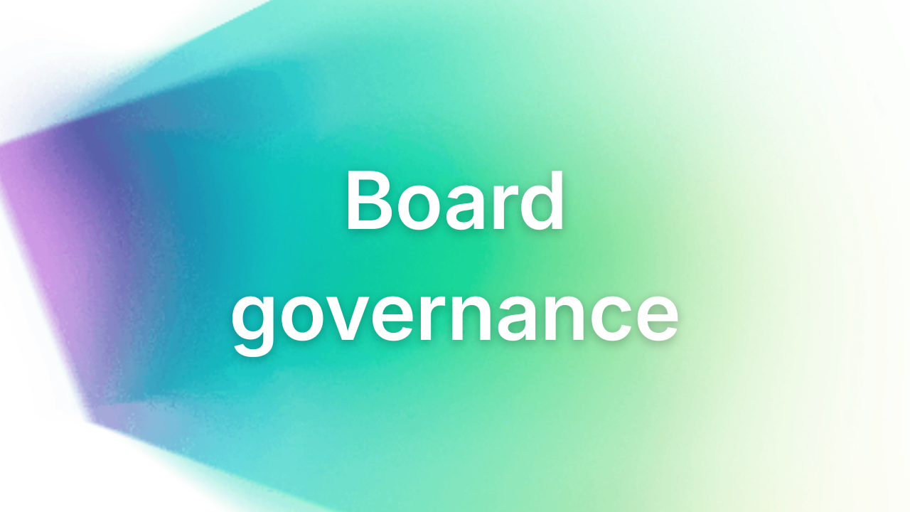 Board governance
