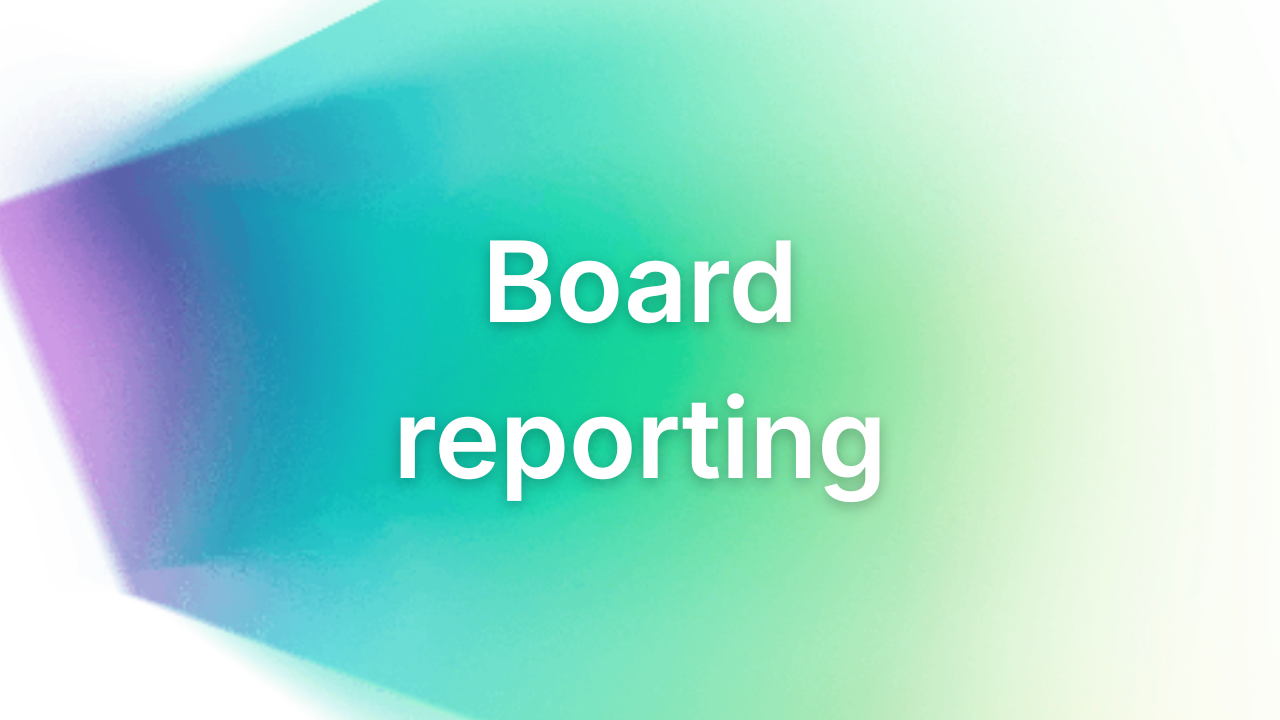 Board reporting