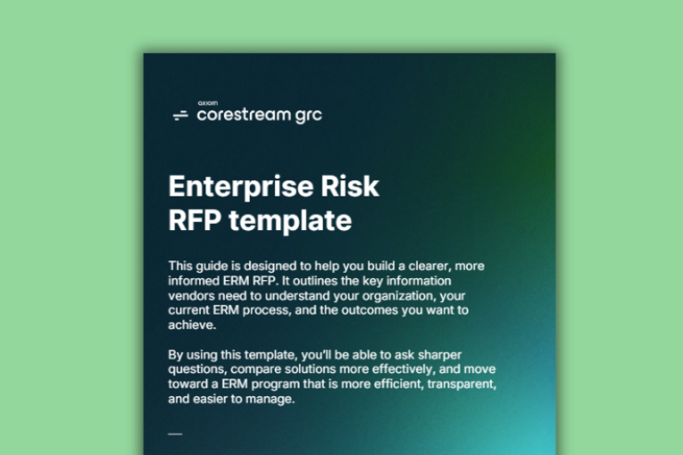 Enterprise Risk Management software RFP template: questions and scoring
