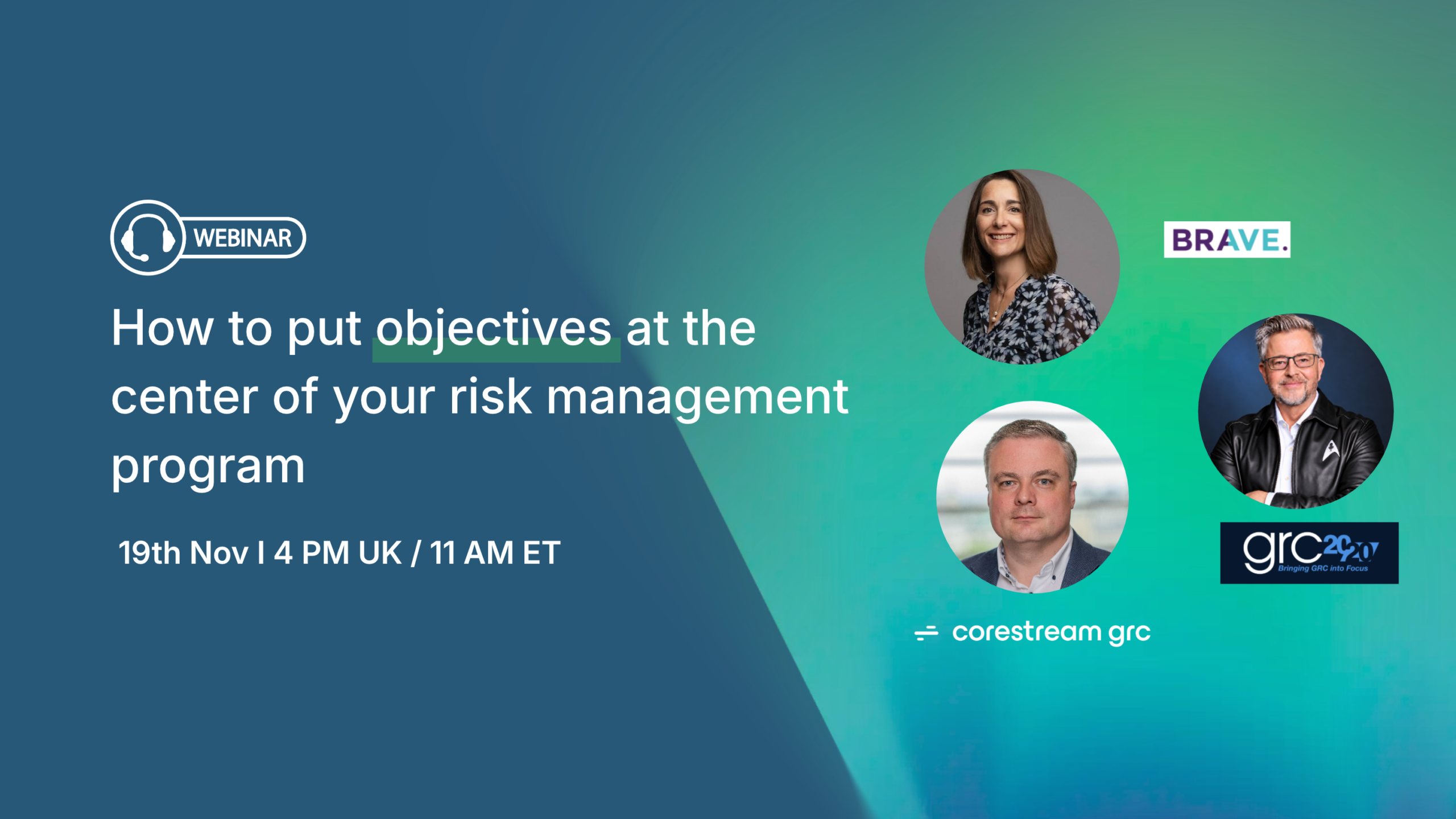 How to put objectives at the center of your risk management program